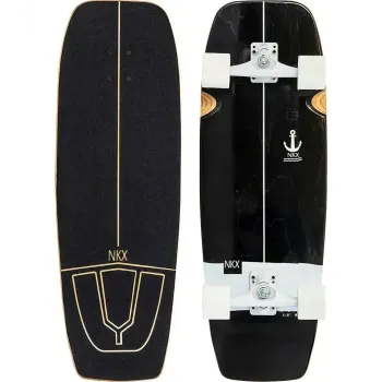 Серф скейт NKX Bubble Wide Surfskate Black 27.5