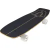 Серф скейт NKX Bubble Wide Surfskate Black 27.5