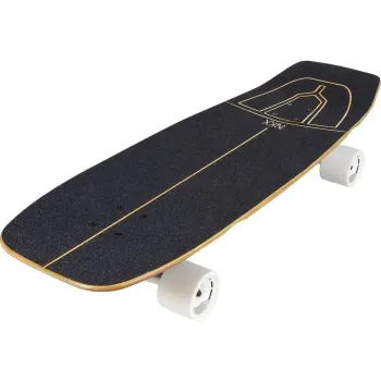 Серф скейт NKX Bubble Wide Surfskate Black 27.5