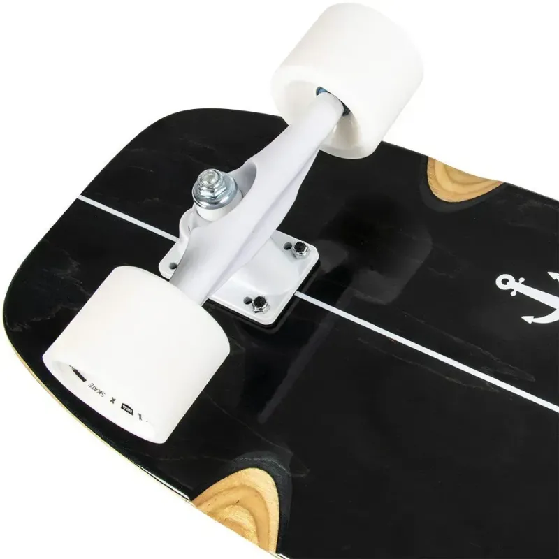 Серф скейт NKX Bubble Wide Surfskate Black 27.5