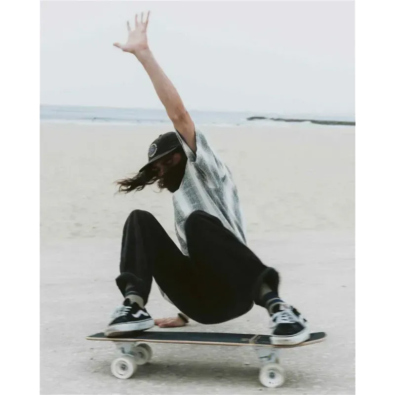 Серф скейт NKX Bubble Wide Surfskate Black 27.5