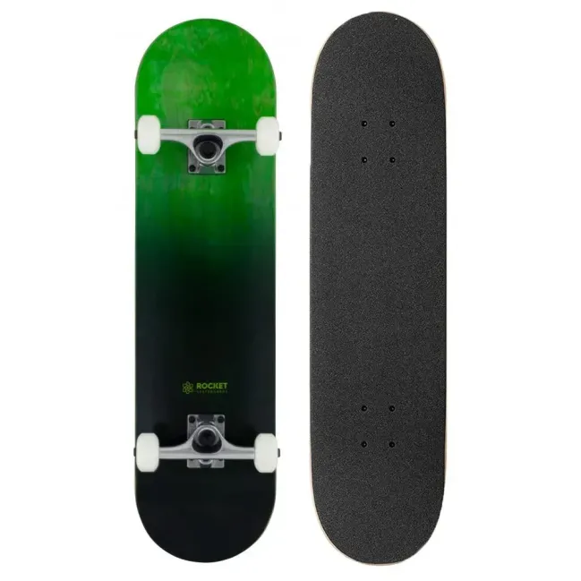 Скейтборд трюковий Rocket Double Dipped Green 8