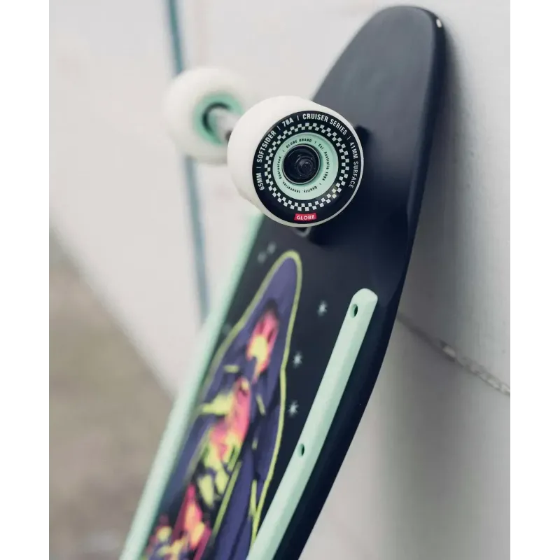 Круїзер скейт ретро Globe Phantom Black No Time