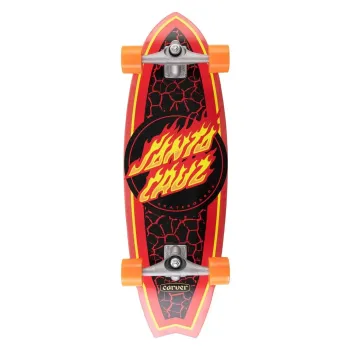 Серфскейт Santa Cruz x Carver Flame Dot Shark 31.5'' дюйм