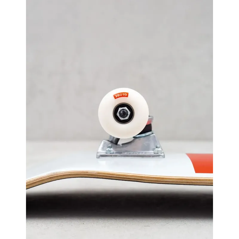 Скейт Globe G0 Block Serif White/Red 8.0