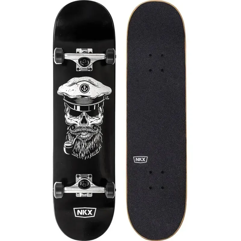 Скейтборд трюковий NKX Black/White 8.25