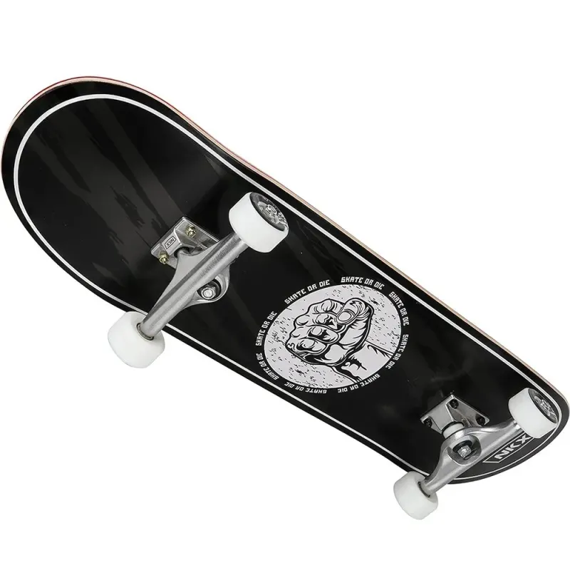 Скейтборд трюковий NKX Skate Or Die Black 8.5