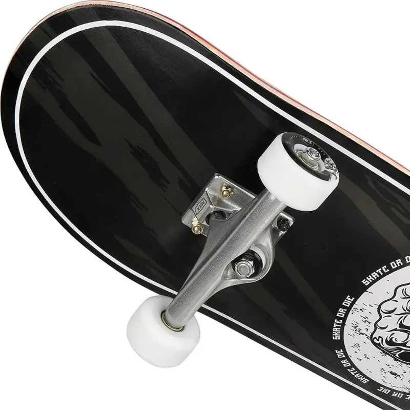 Скейтборд трюковий NKX Skate Or Die Black 8.5