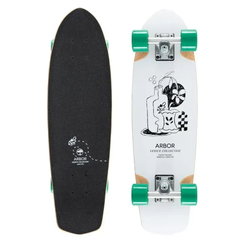 Скейт круізер Arbor Venice Pocket Rocket White 27