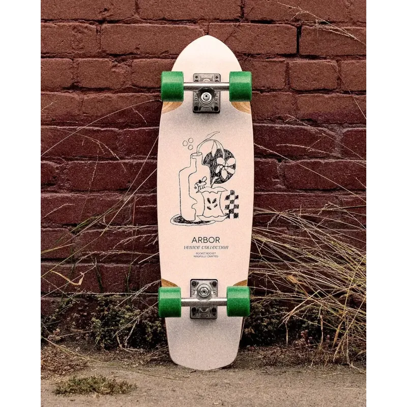 Скейт круізер Arbor Venice Pocket Rocket White 27