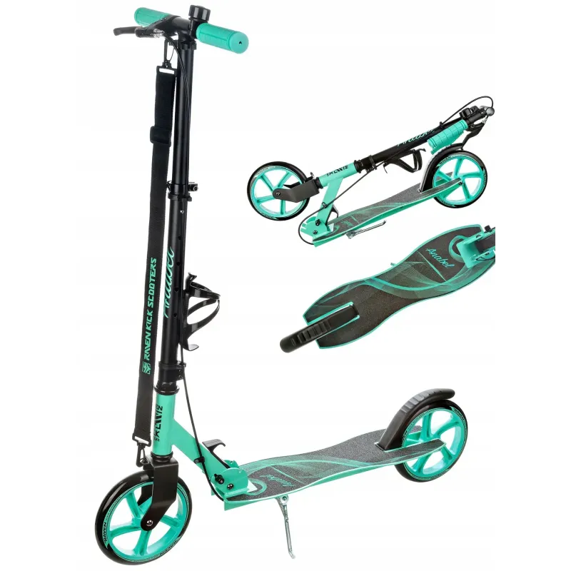 Двоколісний самокат Raven Anabel Black/Mint 200 мм