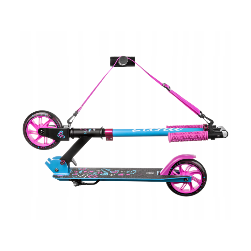 Двоколісний самокат Raven Elena Black/Pink LED колеса