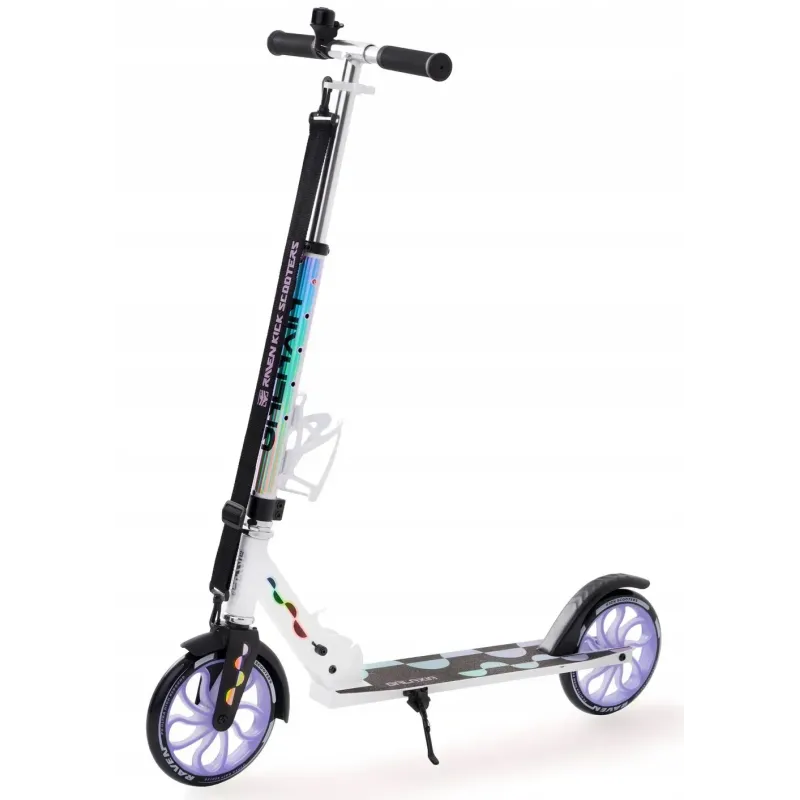 Двоколісний самокат Raven Galaxia LED Holo 200 мм
