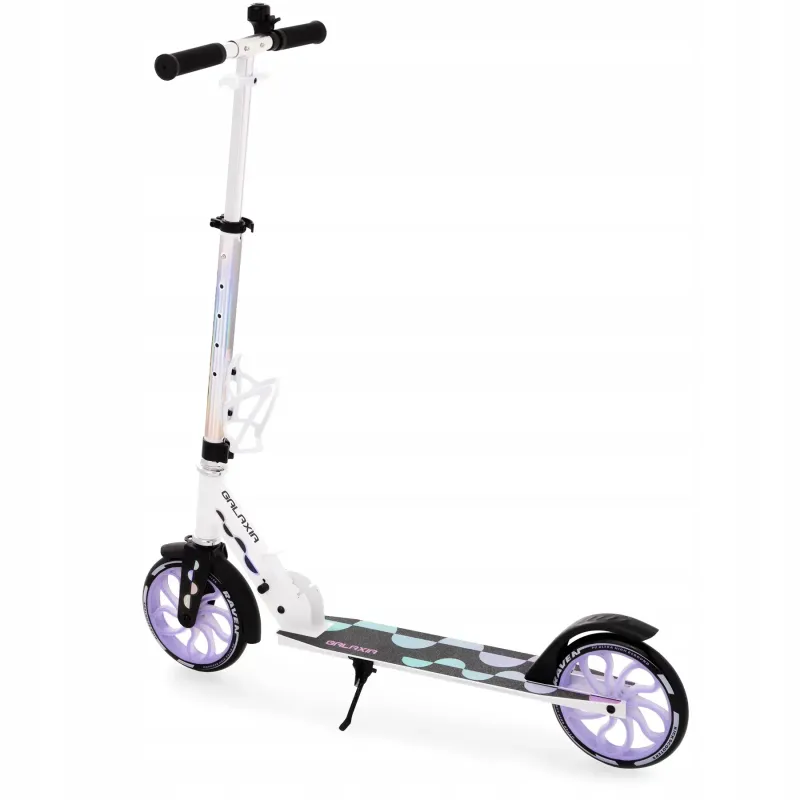 Двоколісний самокат Raven Galaxia LED Holo 200 мм