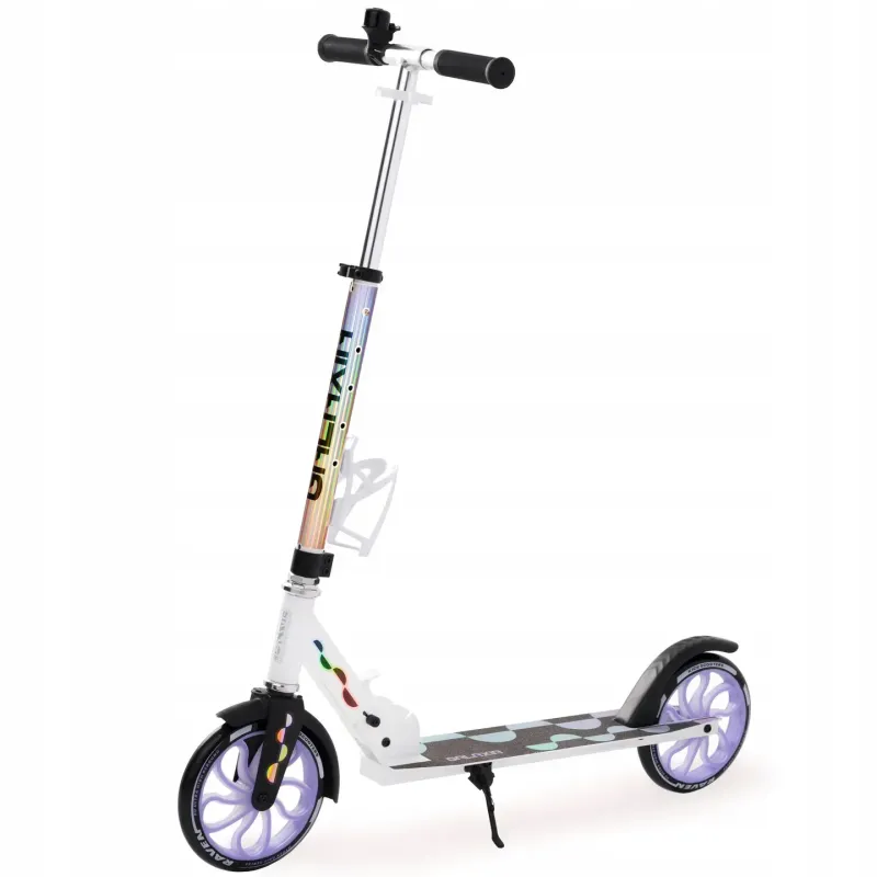 Двоколісний самокат Raven Galaxia LED Holo 200 мм