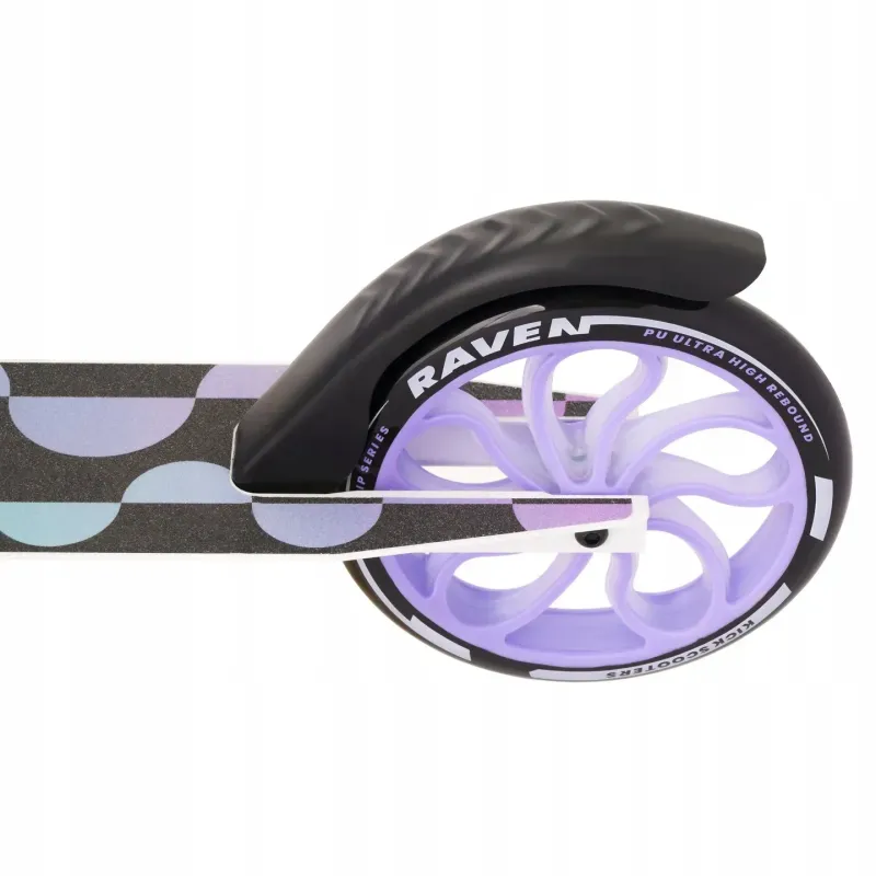 Двоколісний самокат Raven Galaxia LED Holo 200 мм