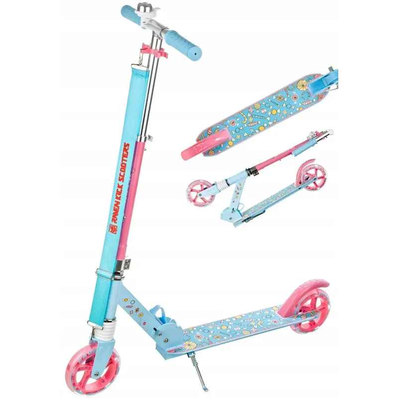 Двоколісний самокат Raven Lilliana Blue/Pink LED колеса