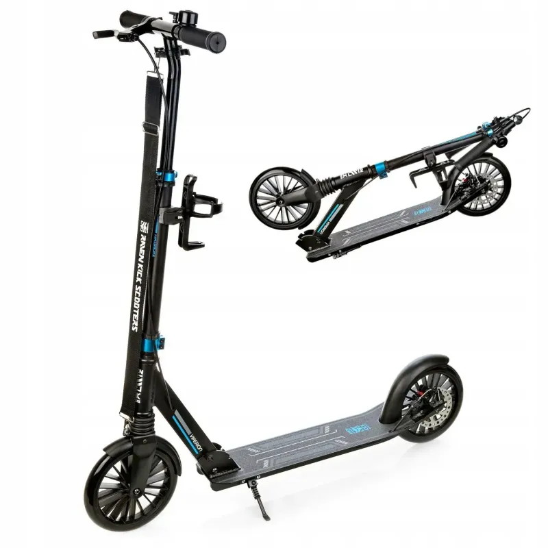 Двоколісний самокат Raven Viperion Black 200 мм