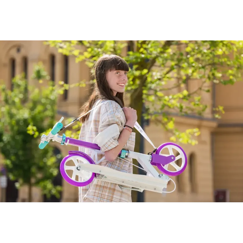 Двоколісний самокат Raven Zea White/Violet 200 мм