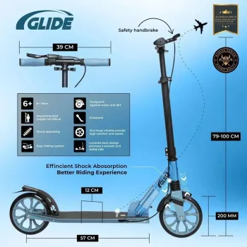 Двоколісний самокат Story GlideX Elite