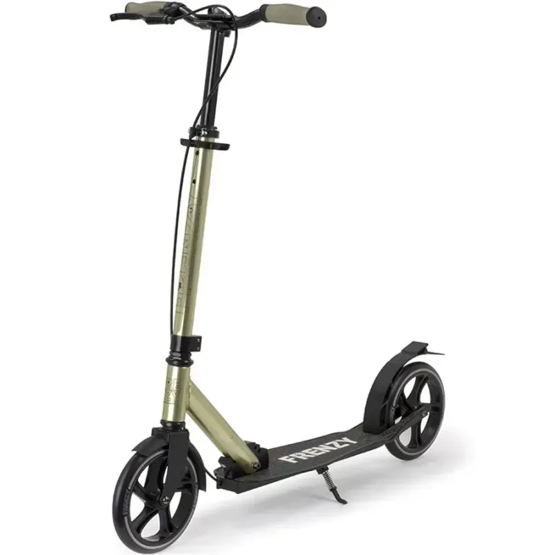 Двоколісний самокат з ручним гальмом Frenzy Dual Brake Recreational Сhampagne
