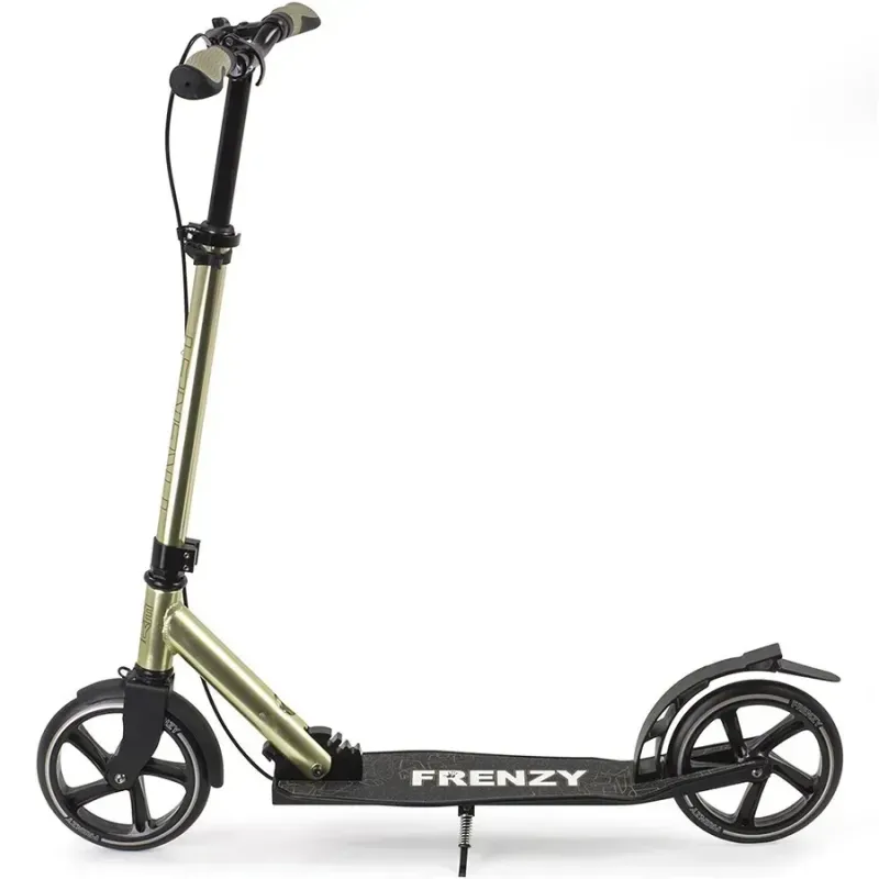 Двоколісний самокат з ручним гальмом Frenzy Dual Brake Recreational Сhampagne