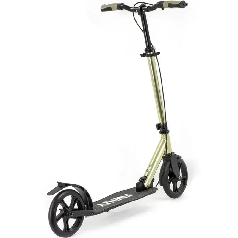 Двоколісний самокат з ручним гальмом Frenzy Dual Brake Recreational Сhampagne