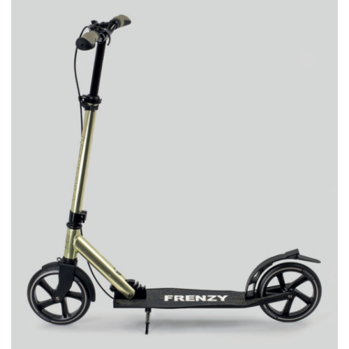 Двоколісний самокат з ручним гальмом Frenzy Dual Brake Recreational Сhampagne