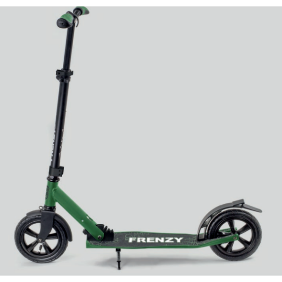 Двоколісний самокат на надувних колесах Frenzy Pneumatic Plus Military
