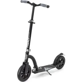 Двоколісний самокат на надувних колесах Frenzy Pneumatic Recreational 230 мм Black