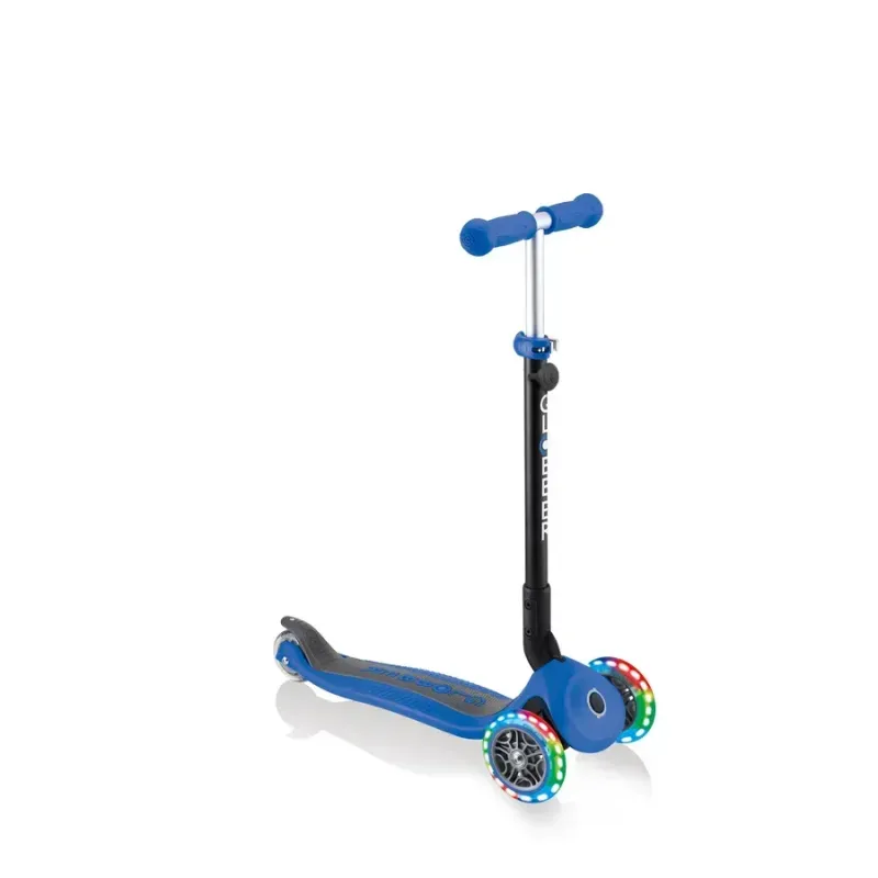 Дитячий самокат 5в1 Globber GO-UP Foldable Plus Lights Navy Blue