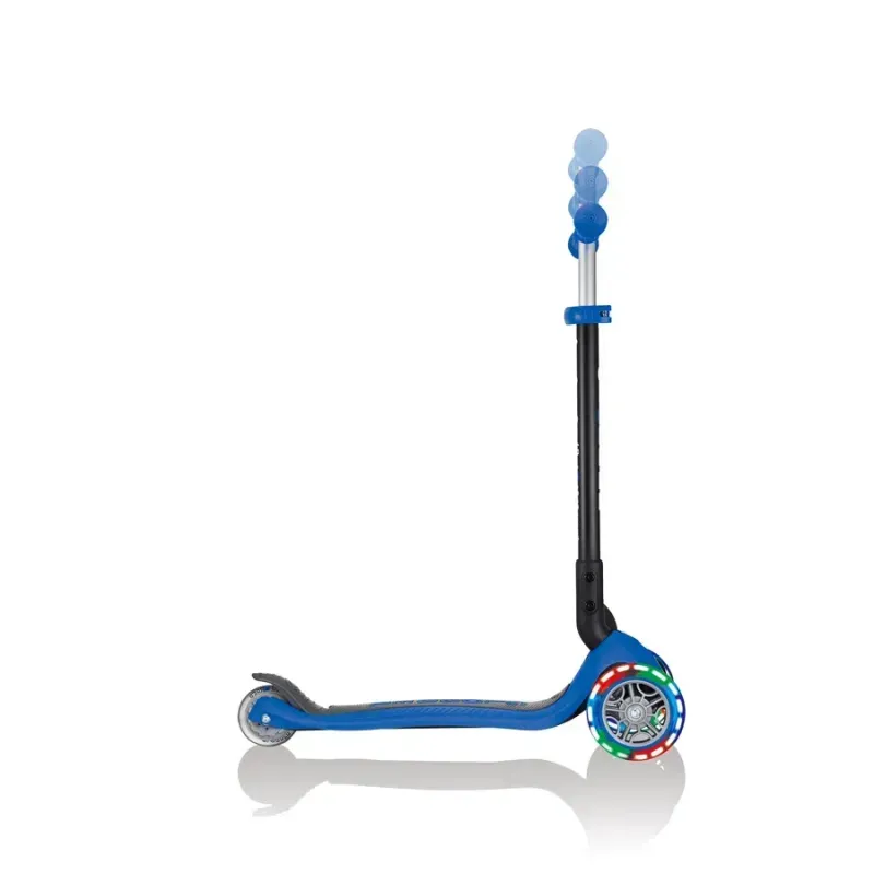 Дитячий самокат 5в1 Globber GO-UP Foldable Plus Lights Navy Blue