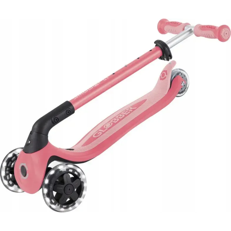 Дитячий самокат Globber GO-UP Baby 360 Lights Pink