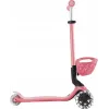 Дитячий самокат Globber GO-UP Baby 360 Lights Pink