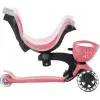 Дитячий самокат Globber GO-UP Baby 360 Lights Pink