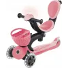 Дитячий самокат Globber GO-UP Baby 360 Lights Pink