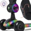 Дитячий самокат трансформер 2в1 Lumiloo LED Black/Neo Chrome