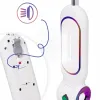 Дитячий самокат трансформер 2в1 Lumiloo LED White/Neo Chrome