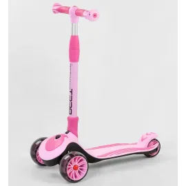 Дитячий самокат триколісний Best Scooter Golf Pink