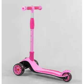 Дитячий самокат триколісний Best Scooter Golf Pink