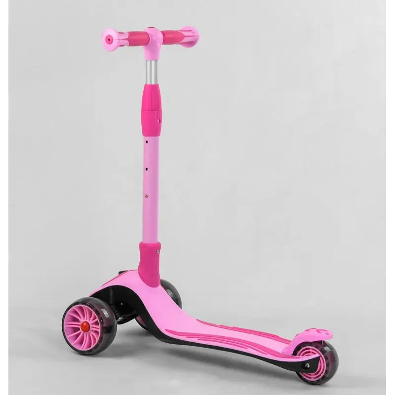 Дитячий самокат триколісний Best Scooter Golf Pink