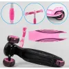 Дитячий самокат триколісний Best Scooter Golf Pink