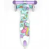 Дитячий самокат триколісний Raven Laviana LED Violet/Mint