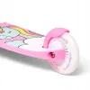 Дитячий самокат триколісний Raven Laviana LED White/Pink