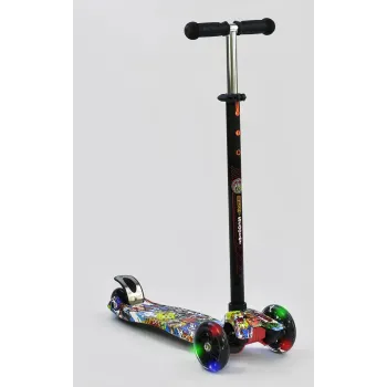Дитячий триколісний самокат Best Scooter Maxi Print Мультик