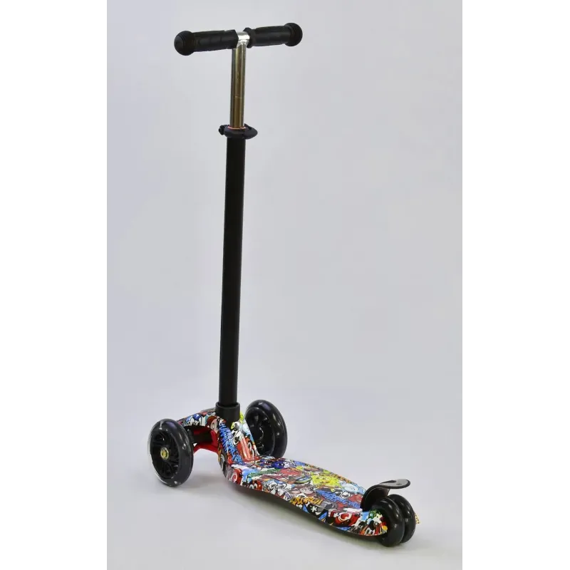 Дитячий триколісний самокат Best Scooter Maxi Print Мультик