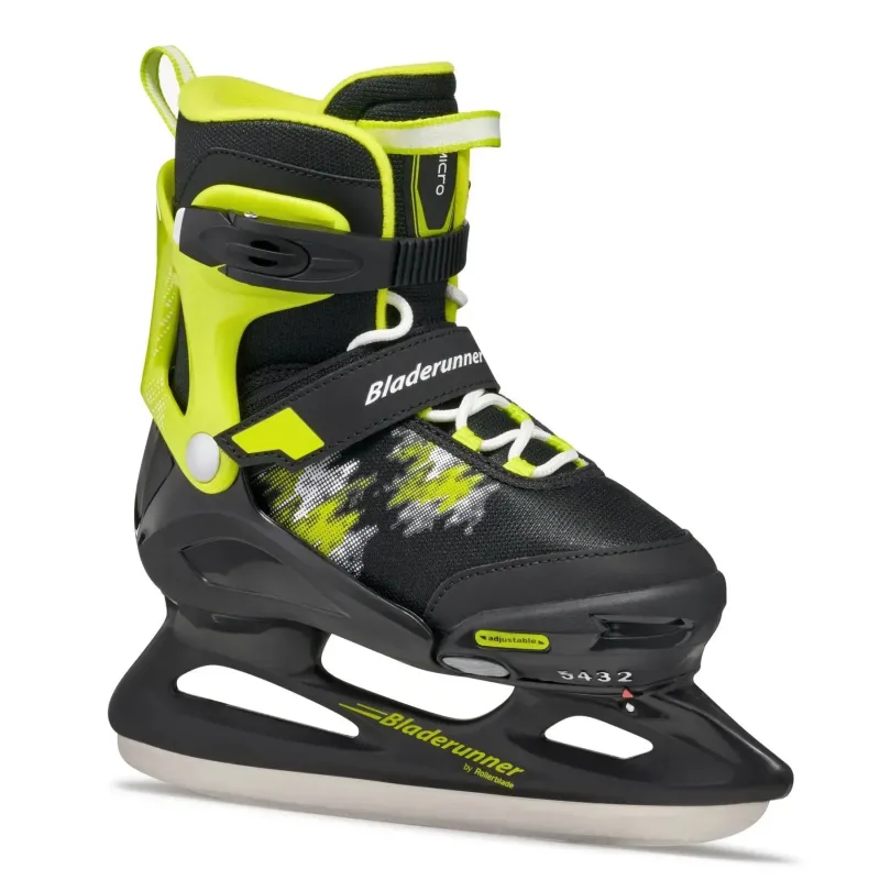 Дитячі ковзани Bladerunner Micro Ice Black/Lime розмір 29-33
