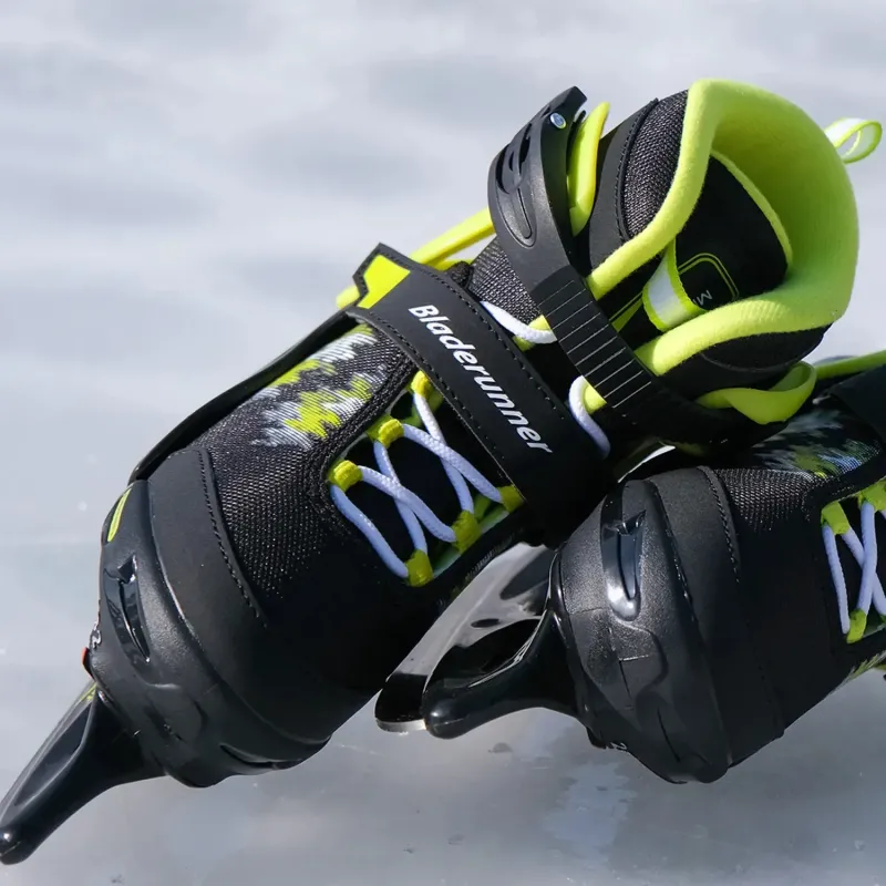 Дитячі ковзани Bladerunner Micro Ice Black/Lime розмір 29-33