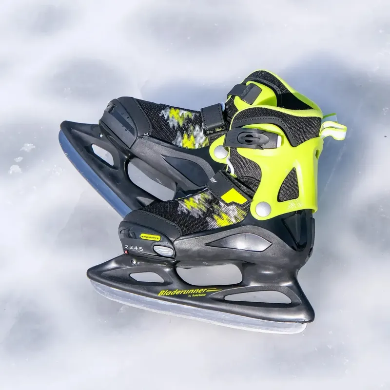 Дитячі ковзани Bladerunner Micro Ice Black/Lime розмір 29-33