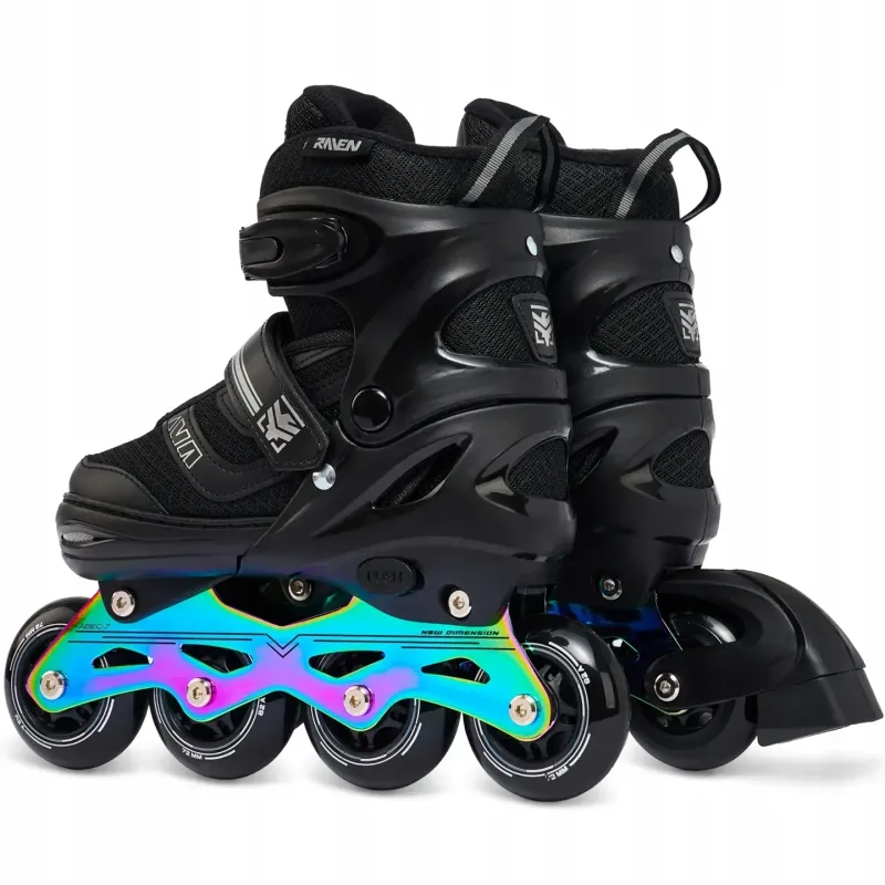 Дитячі ролики Raven Drill Black/Neo Chrome розмір 34-37
